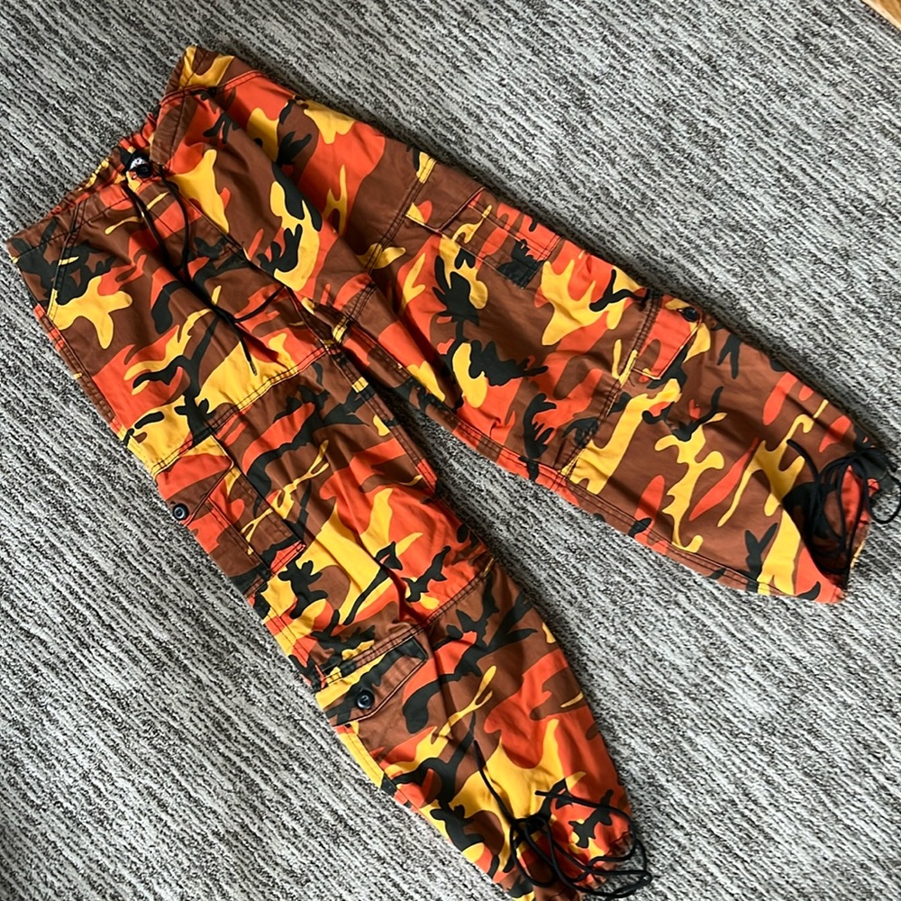 Rothco Orange Camo Pants